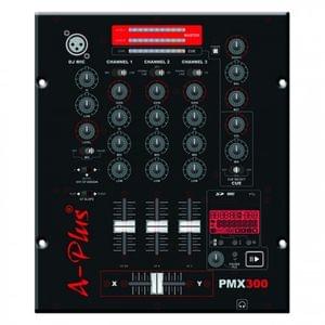 A Plus PMX300 3 Channel DJ Mixer